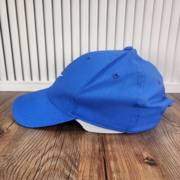 Nike Legacy91 Dri-Fit Strapback Hat Cap Blue Running Athletic Sports Swoosh Gym - Picture 6 of 12